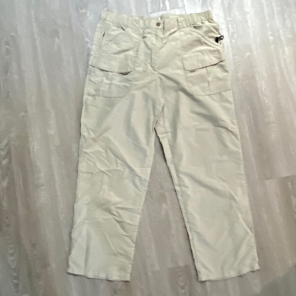 (5) Women L.L.Bean Outdoor Hiking Athleisure Tracking Straight Nylon Pants L